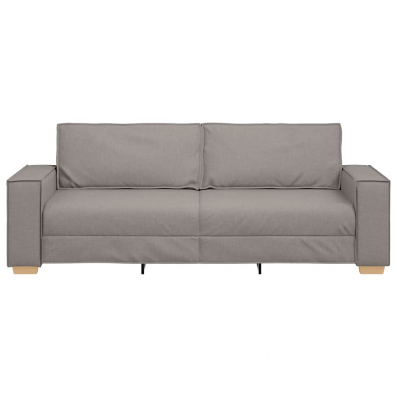 Sofa 3-osobowa Taupe 180 cm Tkanina