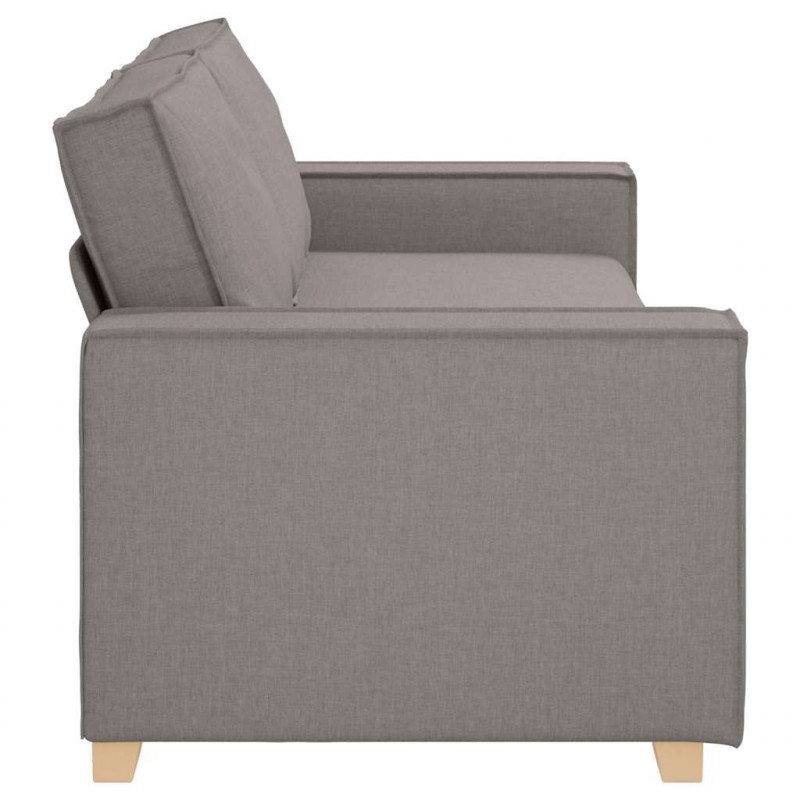 Sofa 3-osobowa Taupe 180 cm Tkanina