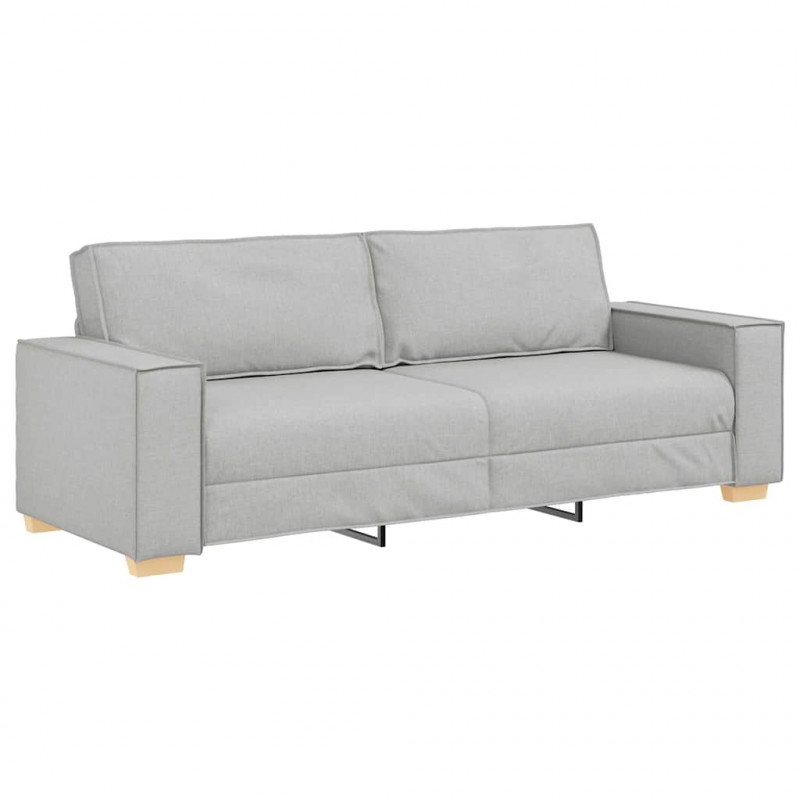 Sofa 3-osobowa Cloud Grey 220x78x84 cm Tkanina