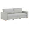 Sofa 3-osobowa Cloud Grey 220x78x84 cm Tkanina