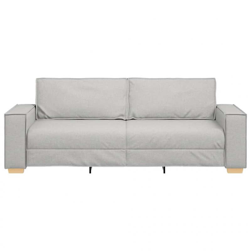Sofa 3-osobowa Cloud Grey 220x78x84 cm Tkanina