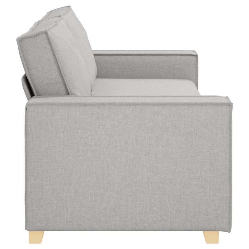 Sofa 3-osobowa Cloud Grey 220x78x84 cm Tkanina
