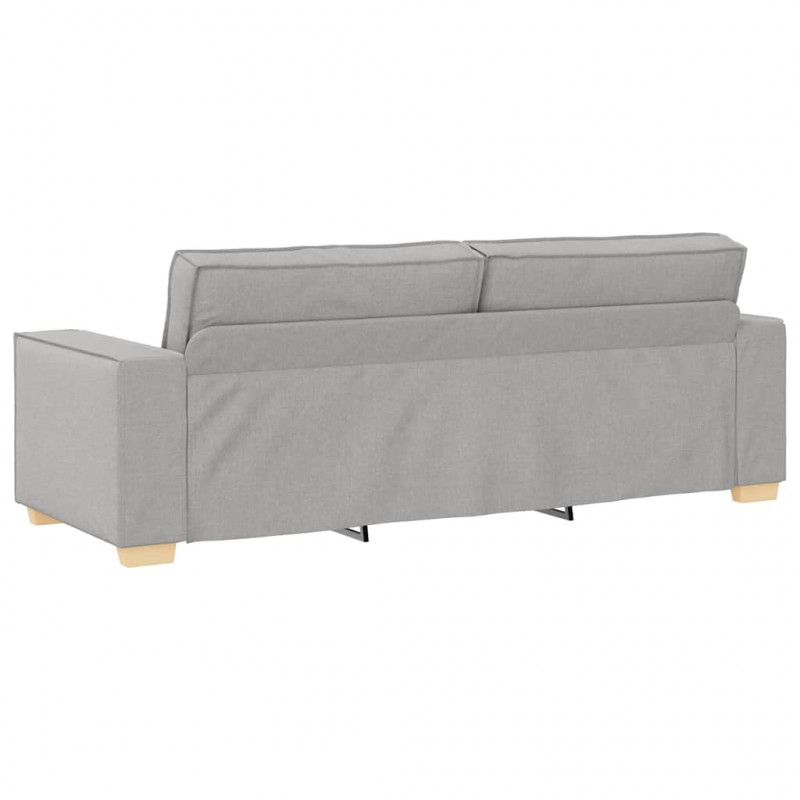 Sofa 3-osobowa Cloud Grey 220x78x84 cm Tkanina