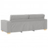 Sofa 3-osobowa Cloud Grey 220x78x84 cm Tkanina