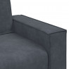 Sofa Fotel Ciemnoszary 100x78x84 cm Aksamit