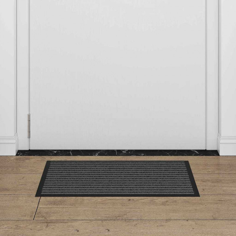 Dywanik wejściowy Czarny 40 x 60 cm polipropylen