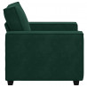 Sofa Fotel Ciemnozielony 100x78x84 cm Aksamit