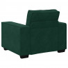Sofa Fotel Ciemnozielony 100x78x84 cm Aksamit