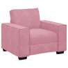 Sofa Fotel Różowy 100x78x84 cm Aksamit