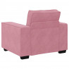 Sofa Fotel Różowy 100x78x84 cm Aksamit