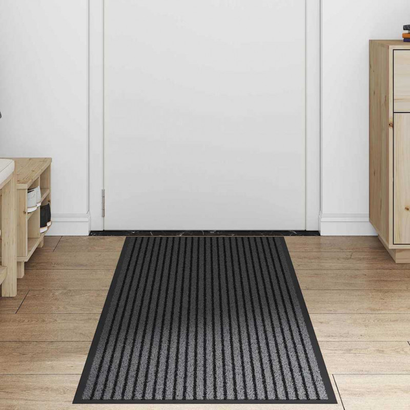 Dywanik wejściowy Czarny 60 x 180 cm polipropylen