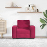 Sofa Fotel Wino Czerwone 100x78x84 cm Aksamit