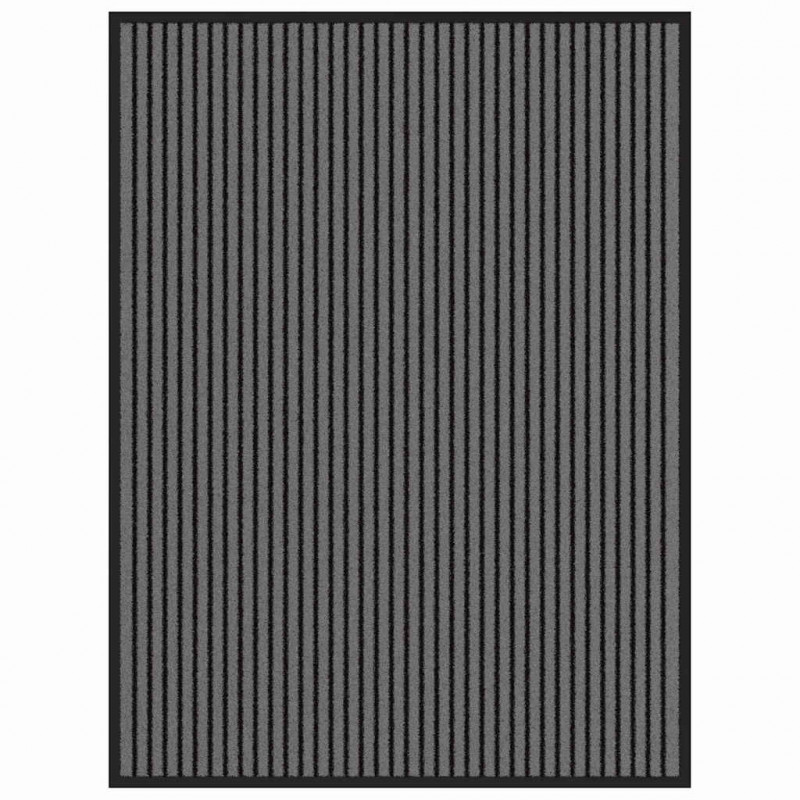 Dywanik wejściowy Czarny 80 x 120 cm polipropylen