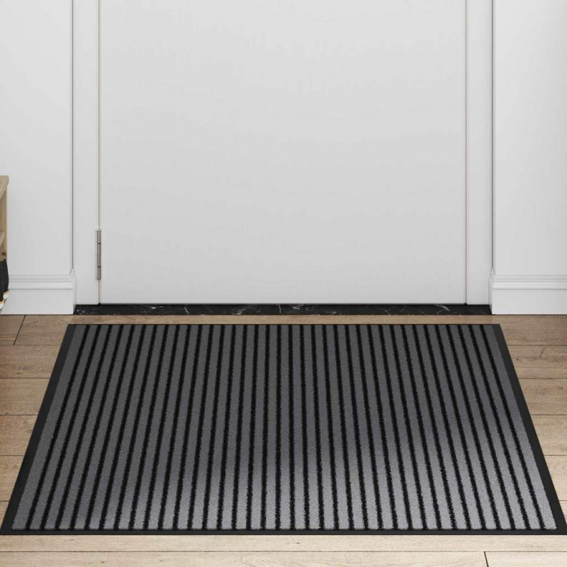 Dywanik wejściowy Czarny 80 x 120 cm polipropylen