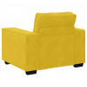 Sofa Fotel Żółty 100x78x84 cm Aksamit