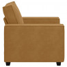 Sofa Fotel Brązowy 100x78x84 cm Aksamit