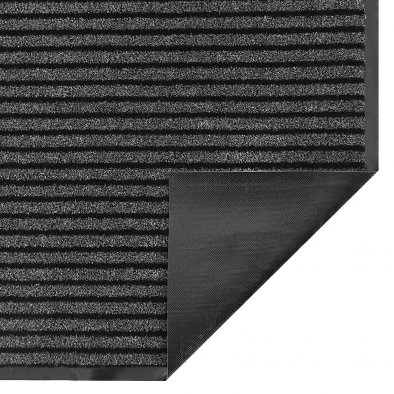 Wycieraczka Paski Czarno-Szare 115x400 cm