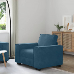 Sofa Fotel Niebieski 100x78x84 cm Aksamit