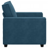 Sofa Fotel Niebieski 100x78x84 cm Aksamit