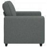 Sofa Fotel Ciemnoszary 100x77x82 cm Tkanina