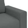 Sofa Fotel Ciemnoszary 100x77x82 cm Tkanina