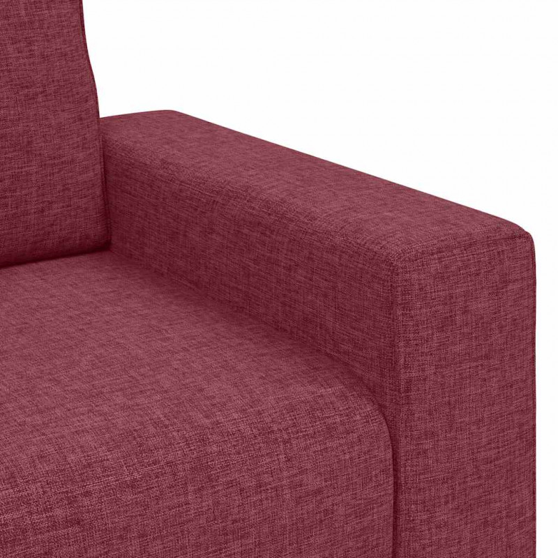 Sofa Fotel Wino Czerwone 100x77x82 cm Tkanina