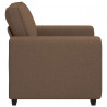 Sofa Fotel Brązowy 100x77x82 cm Tkanina