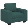 Sofa Fotel Ciemnozielony 100x77x82 cm Tkanina