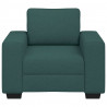 Sofa Fotel Ciemnozielony 100x77x82 cm Tkanina