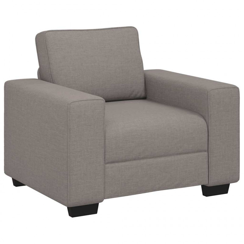 Sofa Fotel Taupe 100x77x82 cm Tkanina