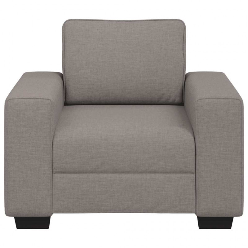 Sofa Fotel Taupe 100x77x82 cm Tkanina