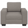 Sofa Fotel Taupe 100x77x82 cm Tkanina