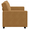 Sofa 2-osobowa, brązowy, 160x78x84 cm, tapicerowana aksamitem