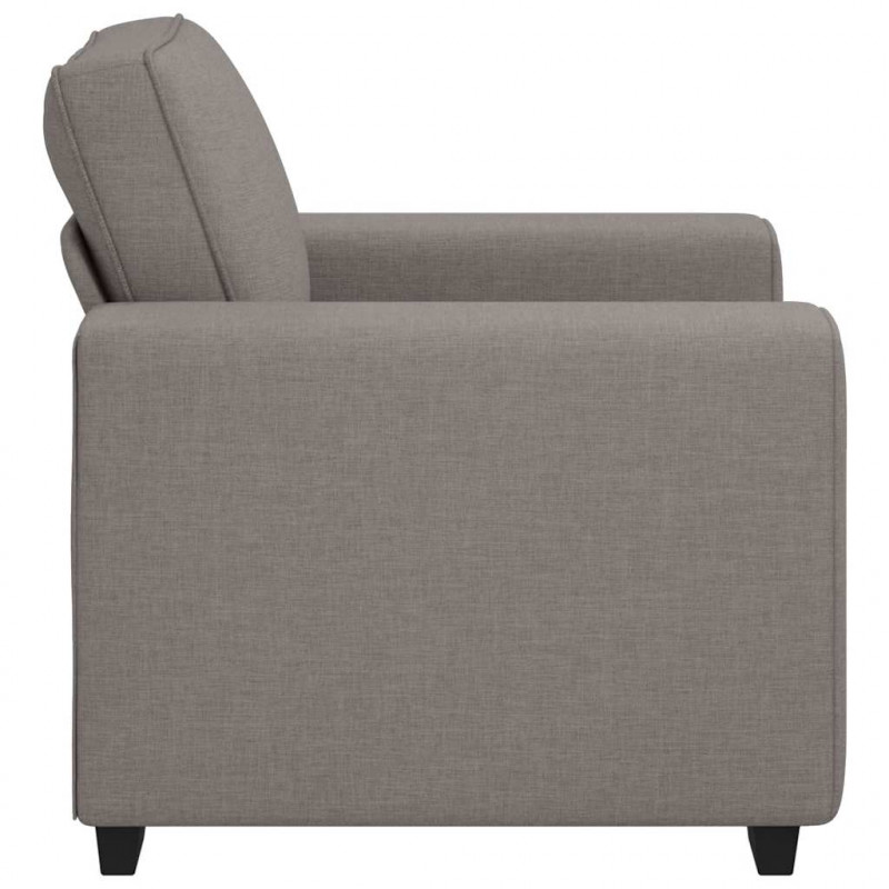 Sofa Fotel Taupe 100x77x82 cm Tkanina