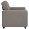 Sofa Fotel Taupe 100x77x82 cm Tkanina