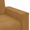 Sofa 2-osobowa, brązowy, 160x78x84 cm, tapicerowana aksamitem