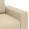 Sofa Fotel Kremowy 100x77x82 cm Tkanina