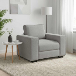 Sofa Fotel Cloud Grey 100x77x82 cm Tkanina