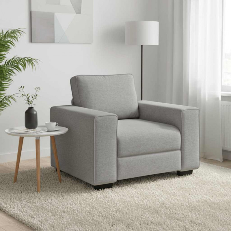 Sofa Fotel Cloud Grey 100x77x82 cm Tkanina