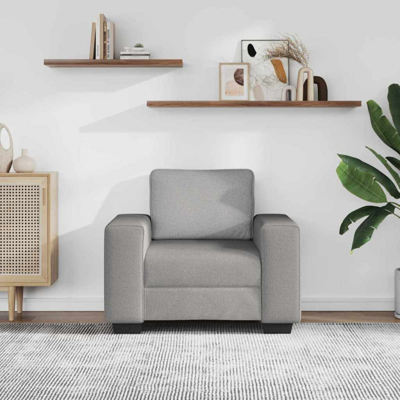 Sofa Fotel Cloud Grey 100x77x82 cm Tkanina