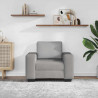 Sofa Fotel Cloud Grey 100x77x82 cm Tkanina
