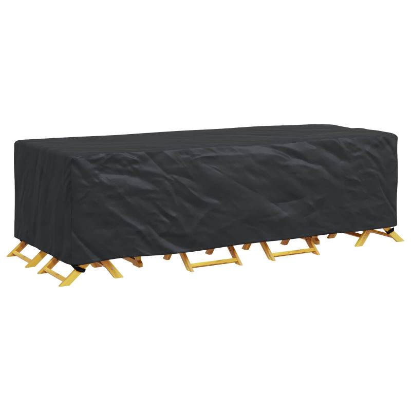 Pokrowiec na meble Gładki Czarny 270 x 110 x 70 cm 420D