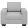 Sofa Fotel Cloud Grey 100x77x82 cm Tkanina