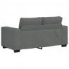 Sofa 2-osobowa Ciemnoszara 160x77x82 cm Tkanina