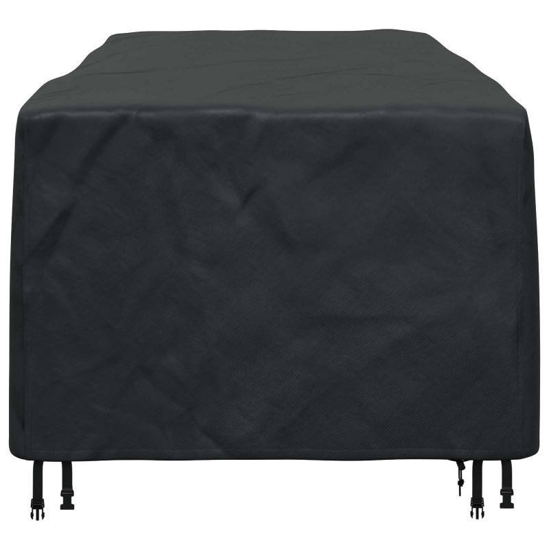 Pokrowiec na meble Gładki Czarny 270 x 110 x 70 cm 600D