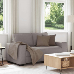 Sofa 2-osobowa Taupe 160x77x82 cm Tkanina