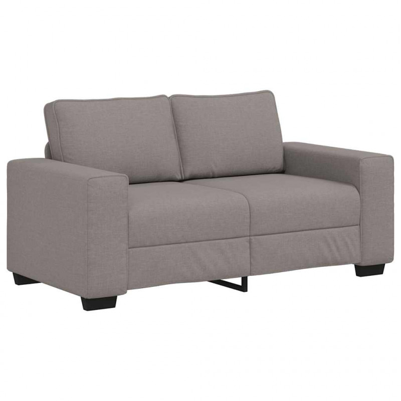Sofa 2-osobowa Taupe 160x77x82 cm Tkanina