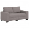 Sofa 2-osobowa Taupe 160x77x82 cm Tkanina