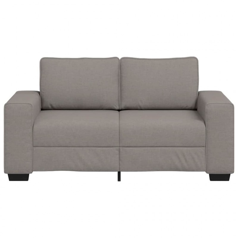 Sofa 2-osobowa Taupe 160x77x82 cm Tkanina