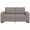 Sofa 2-osobowa Taupe 160x77x82 cm Tkanina